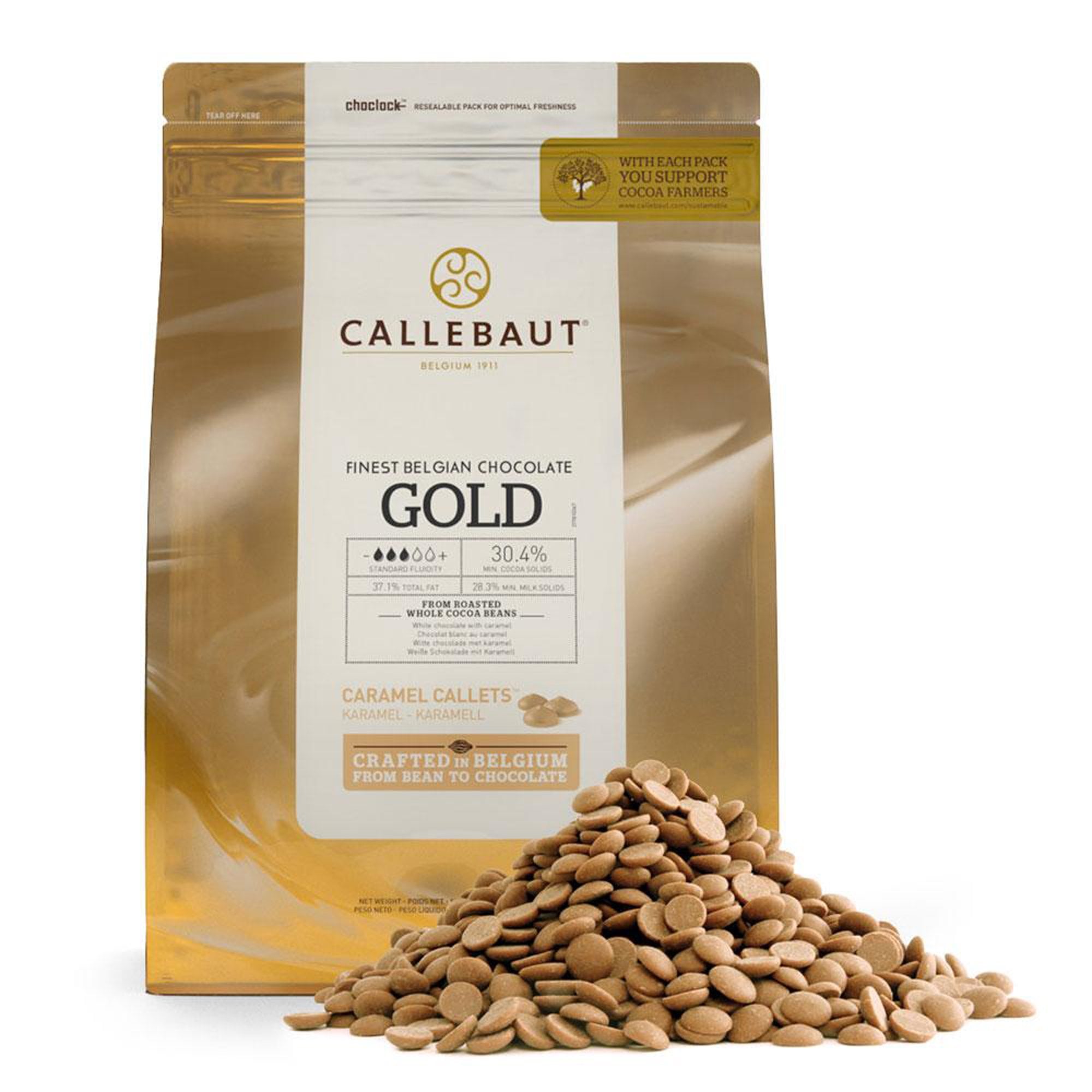 Callebaut Gold Chocolate 30.4% - 2.5 KG