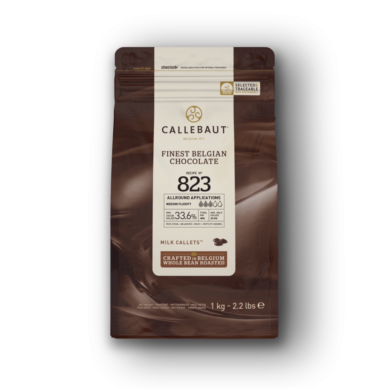 Callebaut Milk Chocolate 823 - 33.6%
