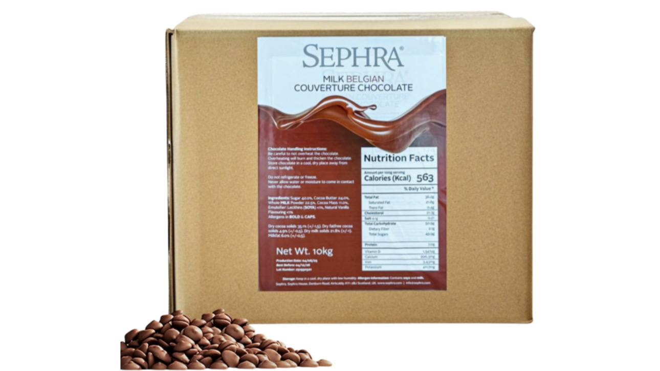 Sephra Milk chocolate 10 KG ( Callebaut Export )
