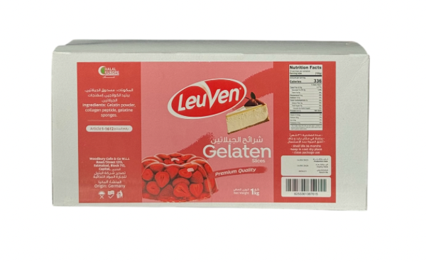 Leuven Gelatin Sheets 1 KG