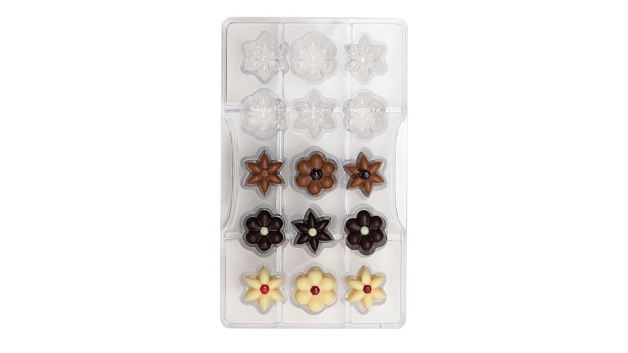 Chocolate Mould 15 Cavità da ⌀ 25 x 15 h mm - 0050142