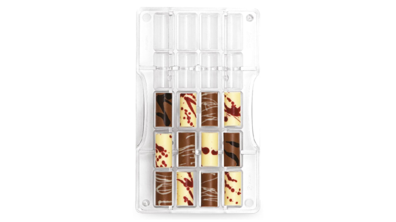 Chocolate Mould 20 Cavità 33 x 16 x 8 h mm - 0050115 
