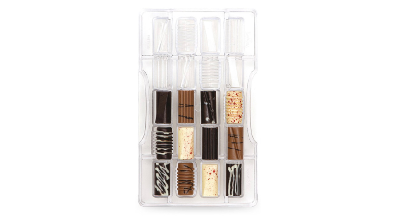 Chocolate Mould 20 Cavità 33 x 16 x 8 h mm - 0050141