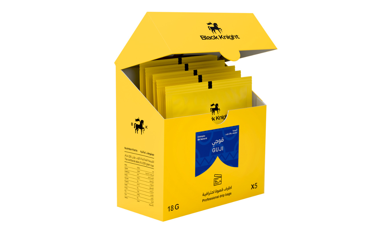 BLACK KNIGHT GUJI PROFESSIONAL DRIP BAGS X5