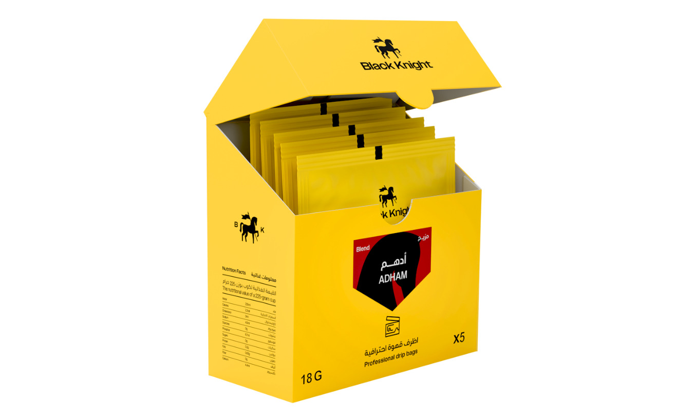BLACK KNIGHT ADHAM PROFESSIONAL DRIP BAGS X5